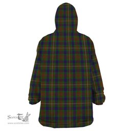 Scottish Fraser Hunting Clan Tartan Snuggie Hoodie Plaid Wearable Blanket Hoodie