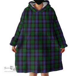 Scottish Galbraith Clan Tartan Snuggie Hoodie Plaid Wearable Blanket Hoodie