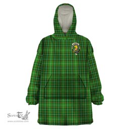 Scottish Forrester or Foster Hunting Clan Family Crest Tartan Snuggie Hoodie Plaid Wearable Blanket Hoodie