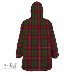 Scottish Geddes Clan Tartan Snuggie Hoodie Plaid Wearable Blanket Hoodie