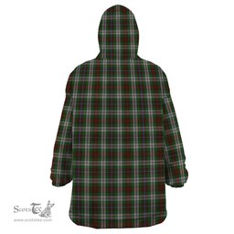 Scottish Fraser Hunting Dress Clan Tartan Snuggie Hoodie Plaid Wearable Blanket Hoodie