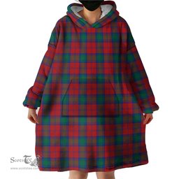 Scottish Fotheringham Modern Clan Tartan Snuggie Hoodie Plaid Wearable Blanket Hoodie