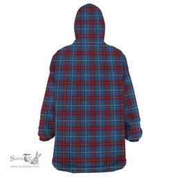 Scottish Frame Clan Tartan Snuggie Hoodie Plaid Wearable Blanket Hoodie