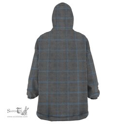 Scottish Gladstone Clan Family Crest Tartan Snuggie Hoodie Plaid Wearable Blanket Hoodie