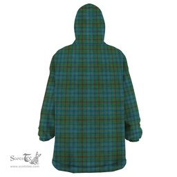 Scottish Fox Ancient Clan Tartan Snuggie Hoodie Plaid Wearable Blanket Hoodie