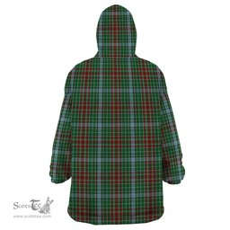 Scottish Gayre Clan Family Crest Tartan Snuggie Hoodie Plaid Wearable Blanket Hoodie
