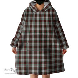 Scottish Fraser Dress Clan Tartan Snuggie Hoodie Plaid Wearable Blanket Hoodie