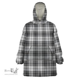 Scottish Glen Clan Tartan Snuggie Hoodie Plaid Wearable Blanket Hoodie