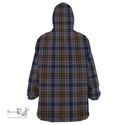 Scottish Gayre Hunting Clan Family Crest Tartan Snuggie Hoodie Plaid Wearable Blanket Hoodie
