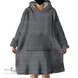 Scottish Gladstone Clan Tartan Snuggie Hoodie Plaid Wearable Blanket Hoodie