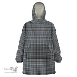 Scottish Gladstone Clan Tartan Snuggie Hoodie Plaid Wearable Blanket Hoodie