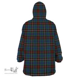 Scottish Fraser Hunting Ancient Clan Tartan Snuggie Hoodie Plaid Wearable Blanket Hoodie