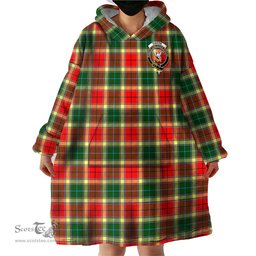 Scottish Gibsone (Gibson - Gibbs) Clan Family Crest Tartan Snuggie Hoodie Plaid Wearable Blanket Hoodie