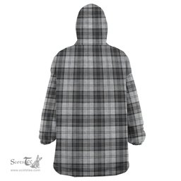 Scottish Glendinning Clan Family Crest Tartan Snuggie Hoodie Plaid Wearable Blanket Hoodie