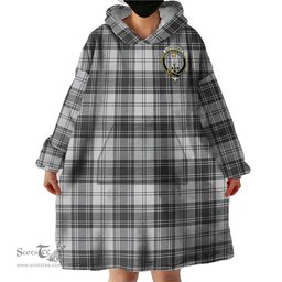 Scottish Glendinning Clan Family Crest Tartan Snuggie Hoodie Plaid Wearable Blanket Hoodie