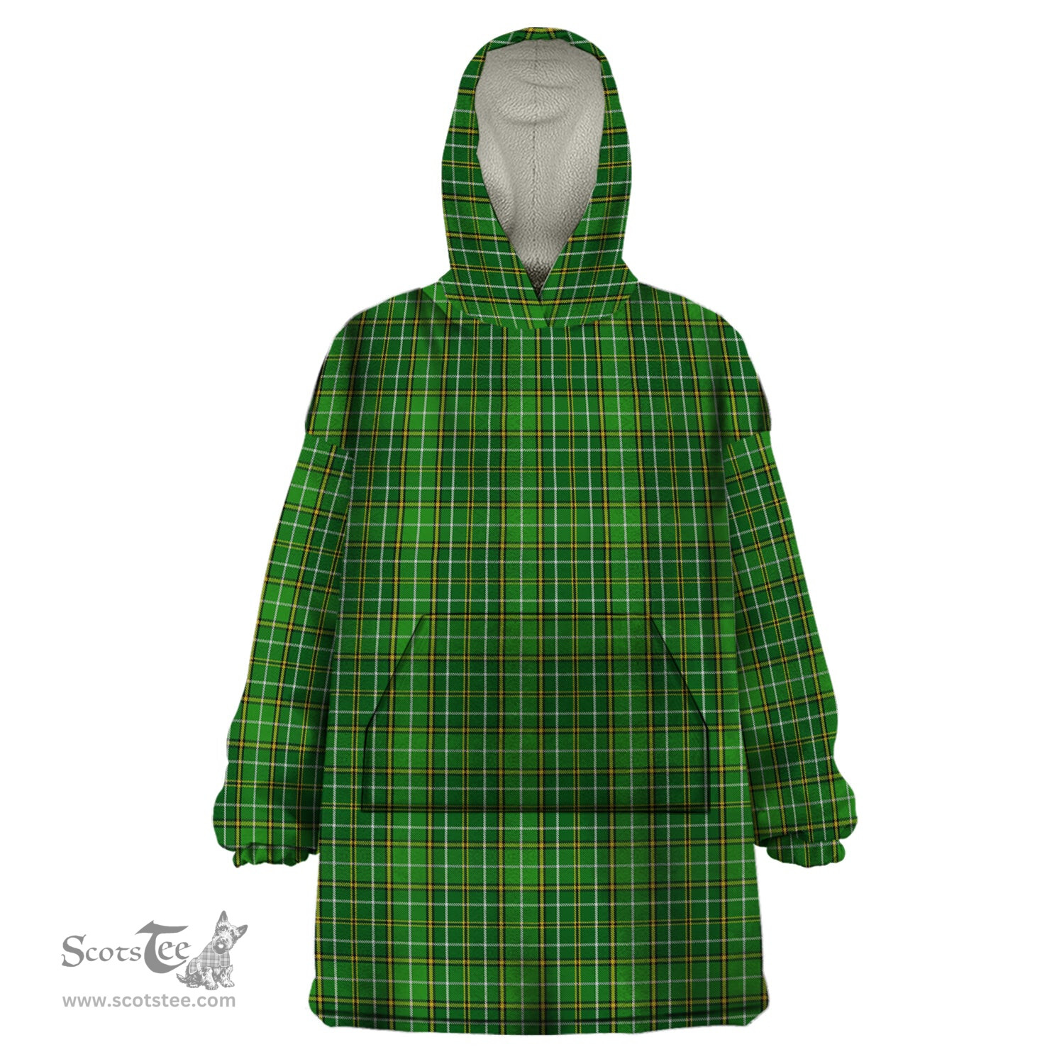 Scottish Forrester or Foster Hunting Clan Tartan Snuggie Hoodie Plaid Wearable Blanket Hoodie