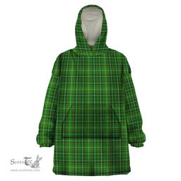 Scottish Forrester or Foster Hunting Clan Tartan Snuggie Hoodie Plaid Wearable Blanket Hoodie