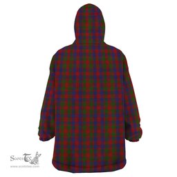 Scottish Gow Clan Family Crest Tartan Snuggie Hoodie Plaid Wearable Blanket Hoodie