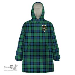 Scottish Graham of Menteith Ancient Clan Family Crest Tartan Snuggie Hoodie Plaid Wearable Blanket Hoodie