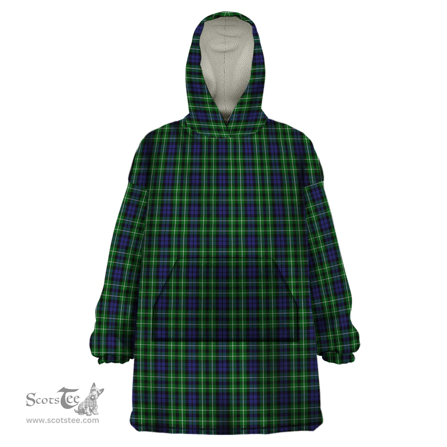 Scottish Graham of Montrose Clan Tartan Snuggie Hoodie Plaid Wearable Blanket Hoodie