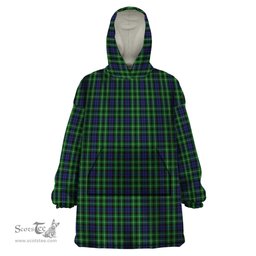 Scottish Graham of Montrose Clan Tartan Snuggie Hoodie Plaid Wearable Blanket Hoodie