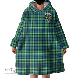 Scottish Graham of Montrose Ancient Clan Family Crest Tartan Snuggie Hoodie Plaid Wearable Blanket Hoodie