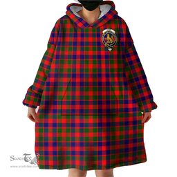 Scottish Gow Modern Clan Family Crest Tartan Snuggie Hoodie Plaid Wearable Blanket Hoodie