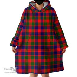 Scottish Gow of Skeoch Clan Tartan Snuggie Hoodie Plaid Wearable Blanket Hoodie