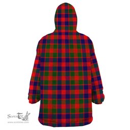 Scottish Gow of Skeoch Clan Tartan Snuggie Hoodie Plaid Wearable Blanket Hoodie