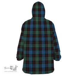 Scottish Guthrie Clan Family Crest Tartan Snuggie Hoodie Plaid Wearable Blanket Hoodie