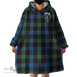 Scottish Guthrie Clan Family Crest Tartan Snuggie Hoodie Plaid Wearable Blanket Hoodie