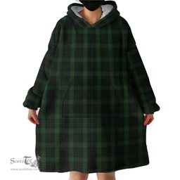 Scottish Gunn Logan Clan Tartan Snuggie Hoodie Plaid Wearable Blanket Hoodie