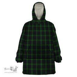 Scottish Gunn Logan Clan Tartan Snuggie Hoodie Plaid Wearable Blanket Hoodie