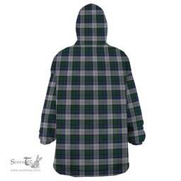 Scottish Graham Dress Clan Tartan Snuggie Hoodie Plaid Wearable Blanket Hoodie