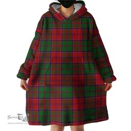 Scottish Grant Clan Tartan Snuggie Hoodie Plaid Wearable Blanket Hoodie