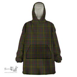 Scottish Hall Clan Tartan Snuggie Hoodie Plaid Wearable Blanket Hoodie