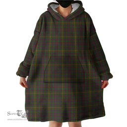 Scottish Hall Clan Tartan Snuggie Hoodie Plaid Wearable Blanket Hoodie