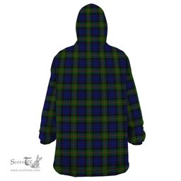 Scottish Gunn Modern Clan Family Crest Tartan Snuggie Hoodie Plaid Wearable Blanket Hoodie
