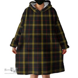 Scottish Gwynn Clan Tartan Snuggie Hoodie Plaid Wearable Blanket Hoodie
