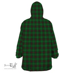 Scottish Halkett Clan Family Crest Tartan Snuggie Hoodie Plaid Wearable Blanket Hoodie