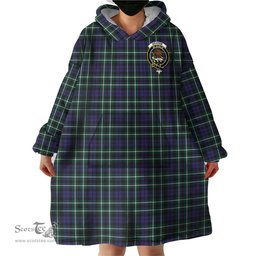 Scottish Graham of Montrose Modern Clan Family Crest Tartan Snuggie Hoodie Plaid Wearable Blanket Hoodie