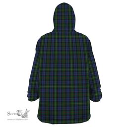 Scottish Gow Hunting Clan Tartan Snuggie Hoodie Plaid Wearable Blanket Hoodie