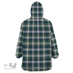 Scottish Gordon Dress Ancient Clan Family Crest Tartan Snuggie Hoodie Plaid Wearable Blanket Hoodie