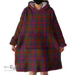Scottish Gow Clan Tartan Snuggie Hoodie Plaid Wearable Blanket Hoodie