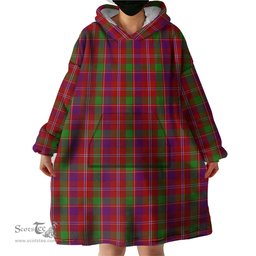 Scottish Glenfinnan Clan Tartan Snuggie Hoodie Plaid Wearable Blanket Hoodie