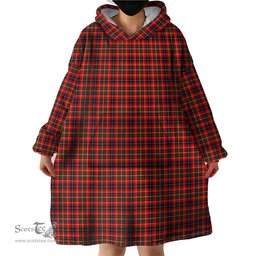 Scottish Innes Modern Clan Tartan Snuggie Hoodie Plaid Wearable Blanket Hoodie