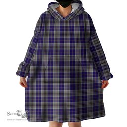 Scottish Hanna of Stirlingshire Clan Tartan Snuggie Hoodie Plaid Wearable Blanket Hoodie