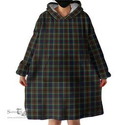 Scottish Hislop - Hyslop Hunting Clan Tartan Snuggie Hoodie Plaid Wearable Blanket Hoodie