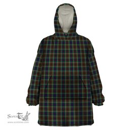 Scottish Hislop - Hyslop Hunting Clan Tartan Snuggie Hoodie Plaid Wearable Blanket Hoodie