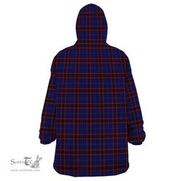 Scottish Home Modern Clan Family Crest Tartan Snuggie Hoodie Plaid Wearable Blanket Hoodie